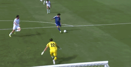 足球直播-半场：日本U23 0-1约旦U23，阿赛扎破门